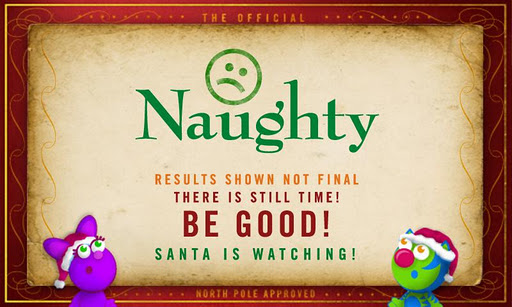 naughty naughty