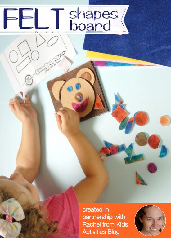 Freddy Felt Shape Board - KneeBouncrs #KneeBouncersPlay