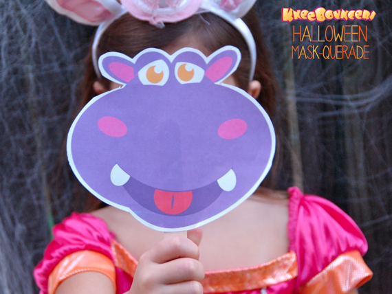 Make Your Own KneeBouncers Halloween Masks!