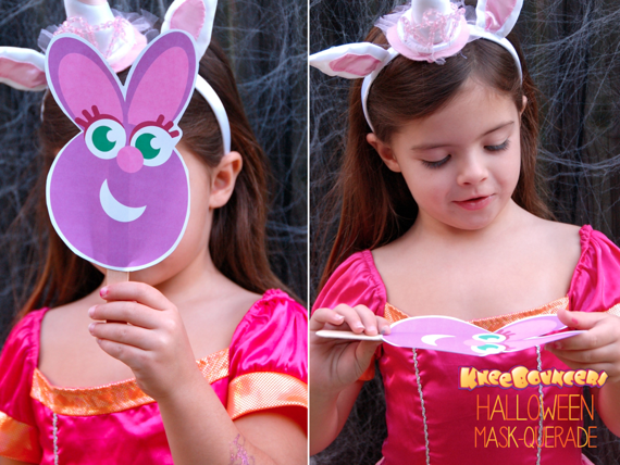 Make Your Own KneeBouncers Halloween Masks!